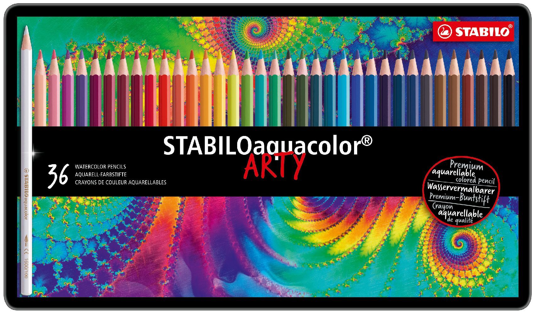 STABILO Buntstift "Aquacolor 36 Stü" Wasservermalbar