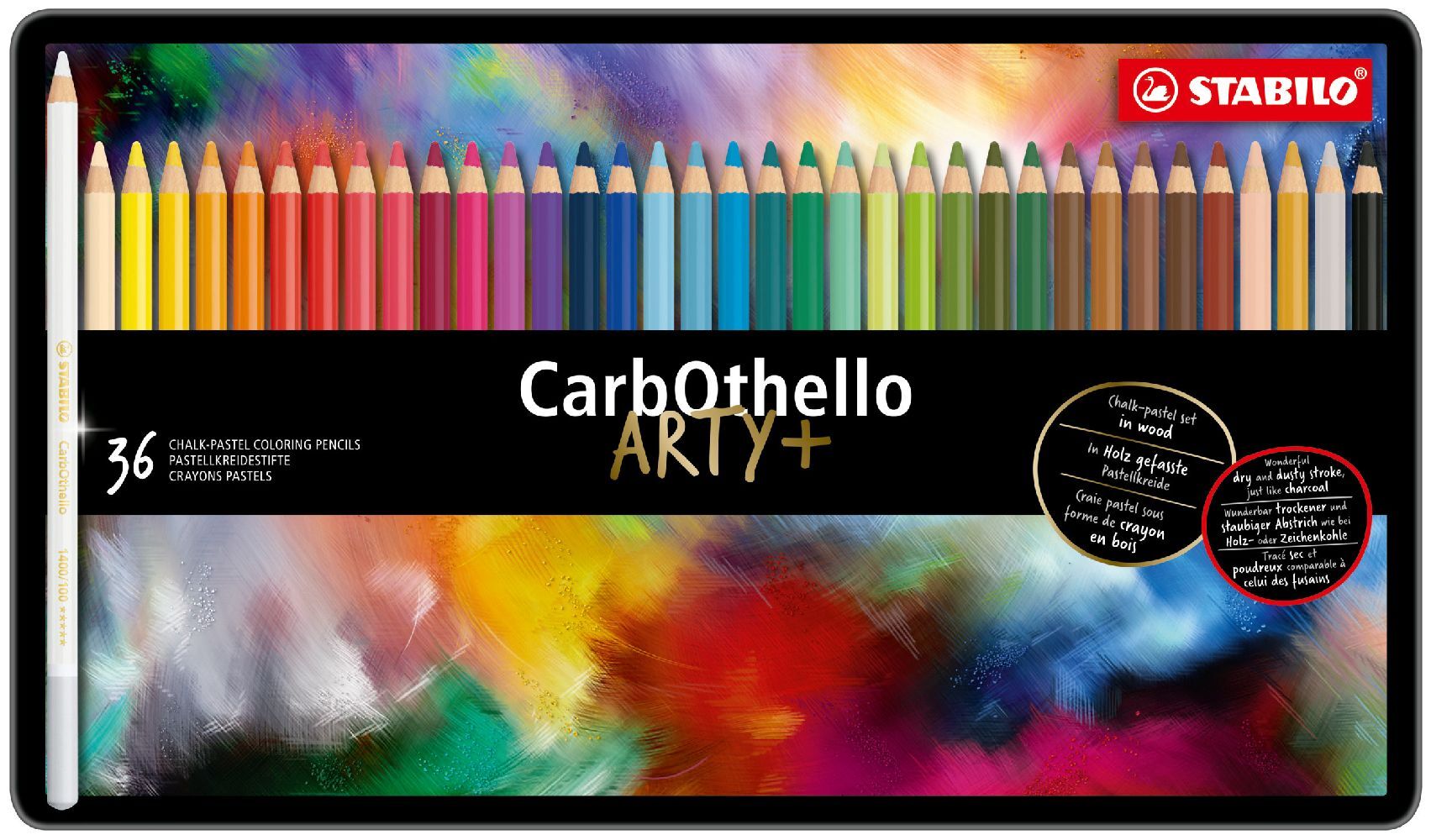 STABILO Pastellkreidestift CarbOthello ARTY+, 36er Etui