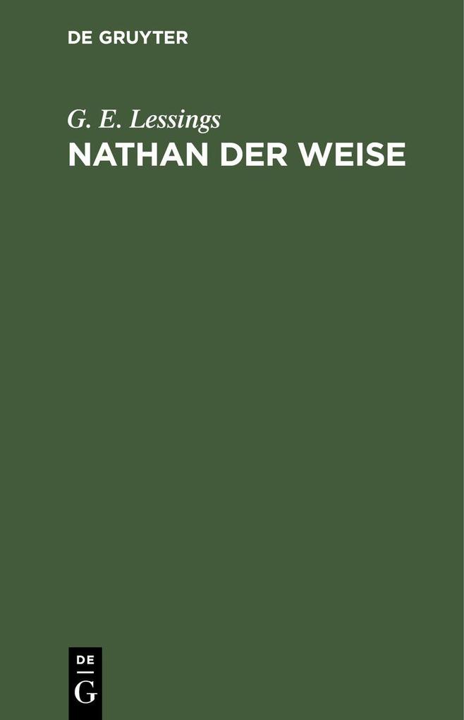 Nathan der Weise
