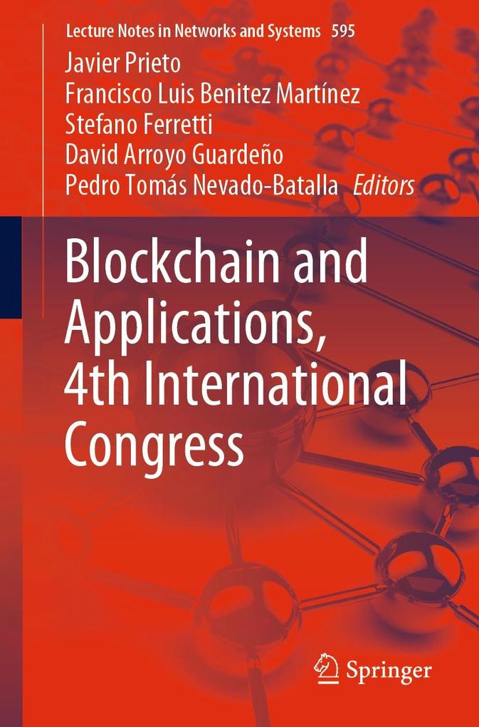 Blockchain and Applications 4th International Congress