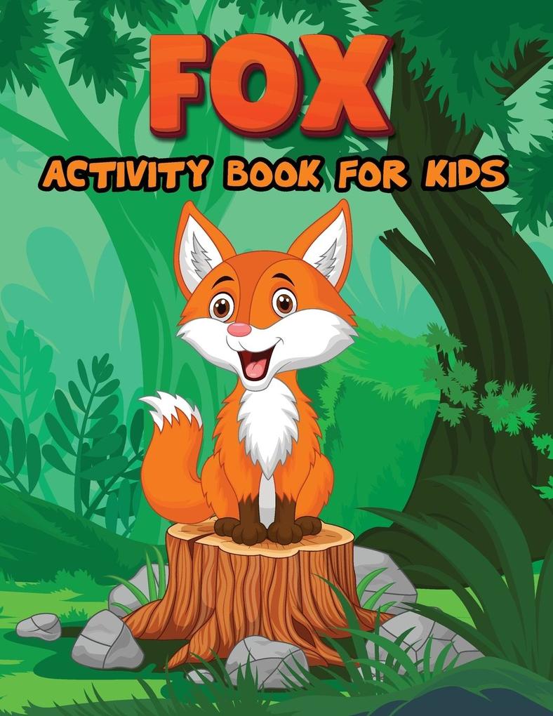Fox Activity Book for Kids
