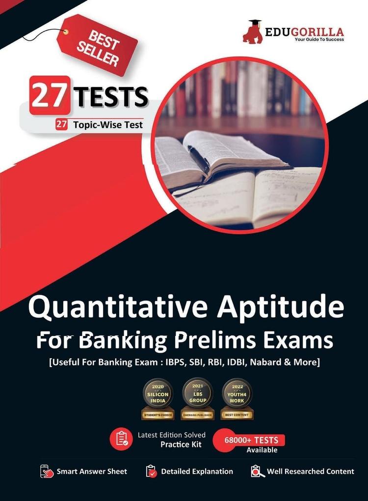 Quantitative Aptitude For Banking Prelims Exam | 27 Solved Topic-Wise Tests For SBI/IBPS/RBI/IDBI Bank/Nabard/Clerk/PO