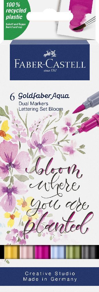 Faber-Castell Gofa Aqua Dual Marker Lettering 6x