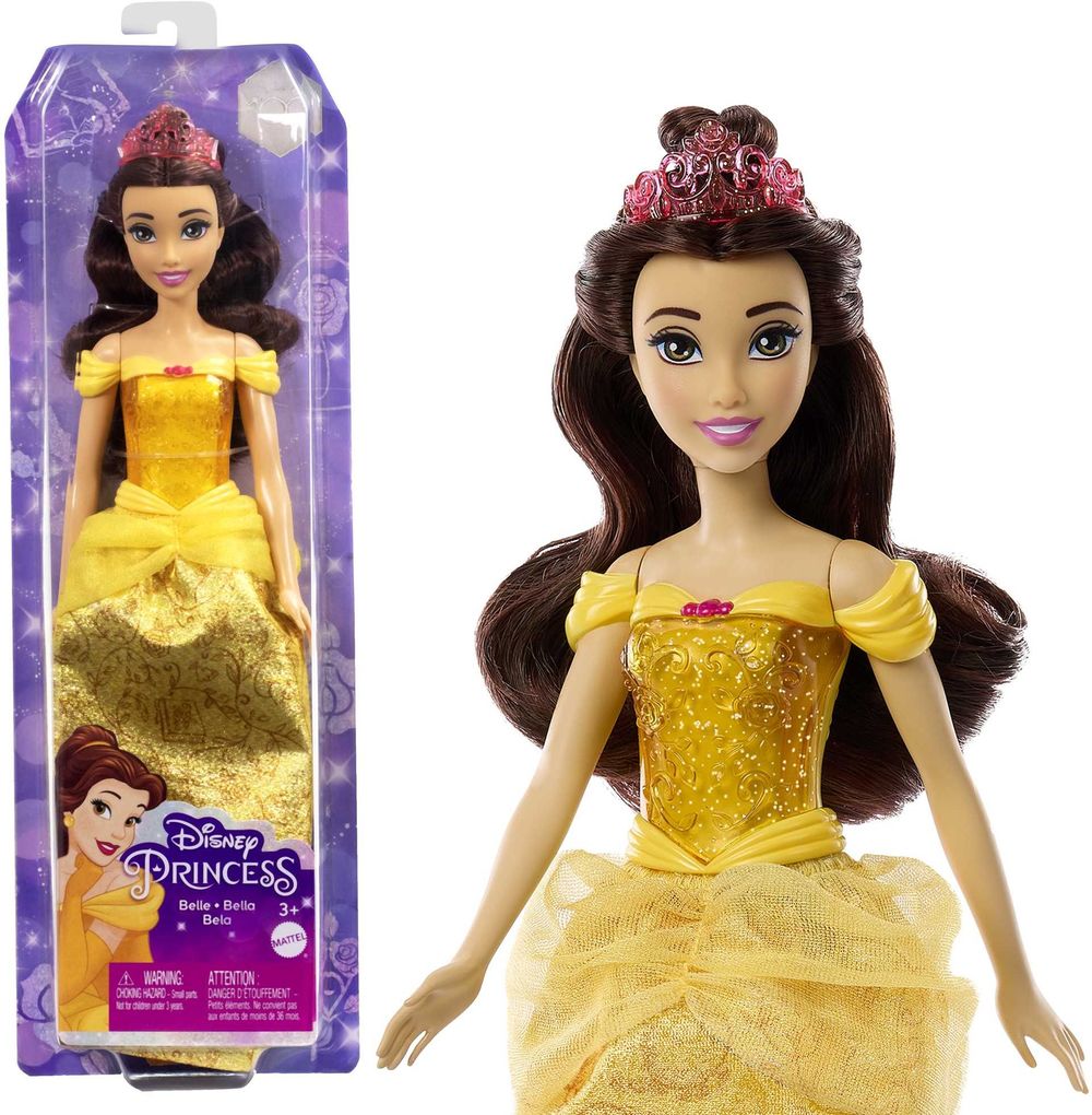 Mattel - Disney Prinzessin Belle-Puppe