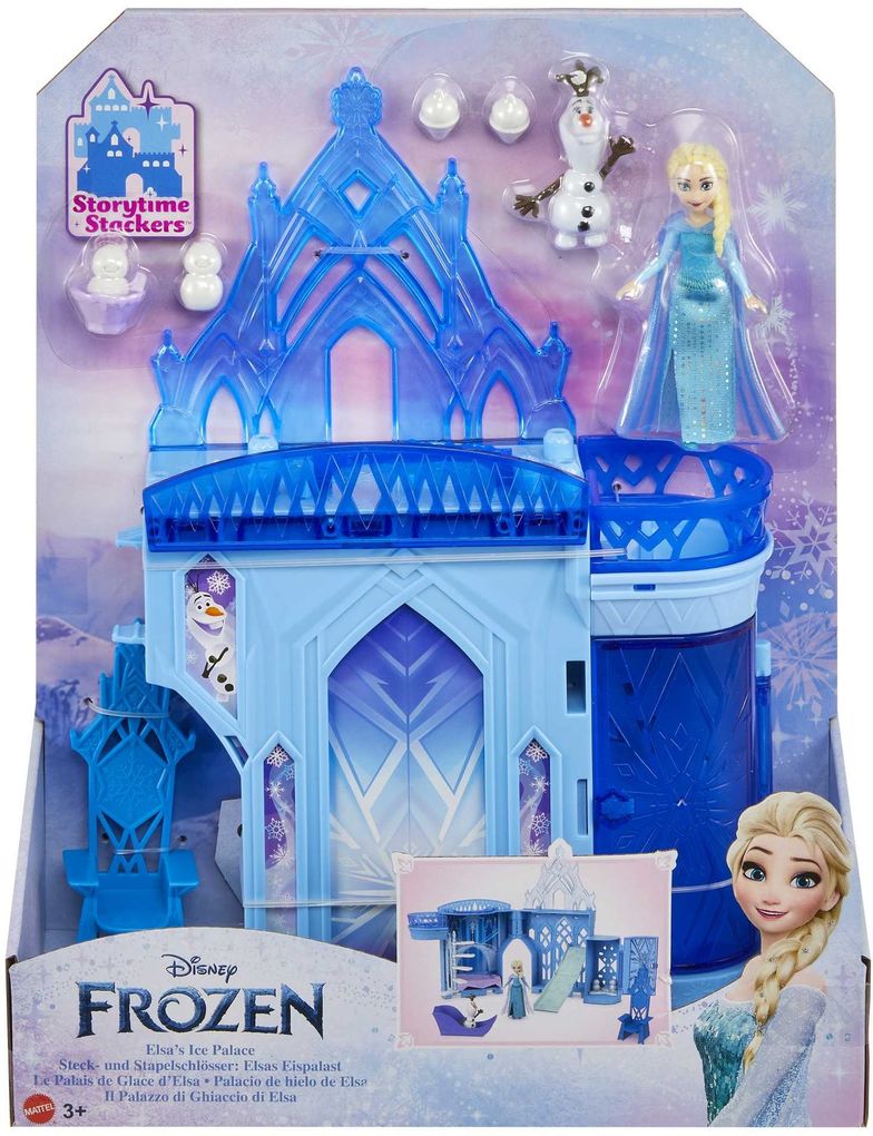 Mattel - Disney Die Eiskönigin Steck- und Stapelschlösser: Elsas Eispalast