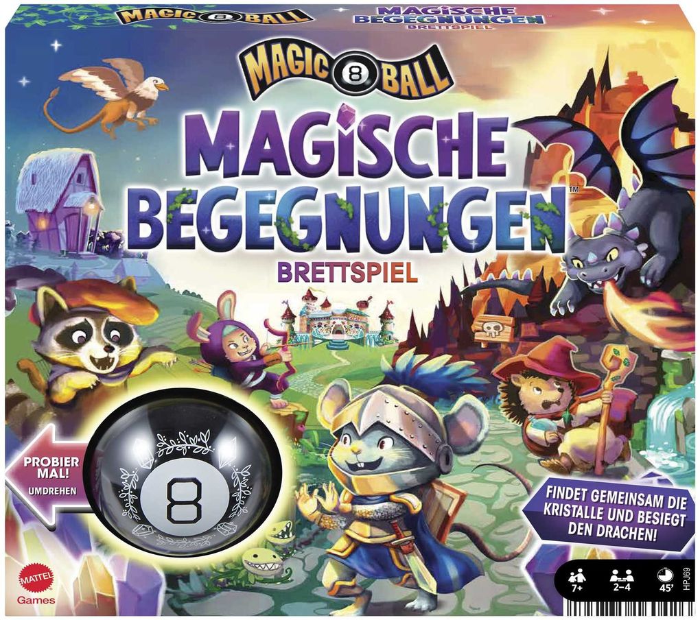 Mattel Games Magic 8 Ball Board Games | Magical Encounters | Gift for Game Night