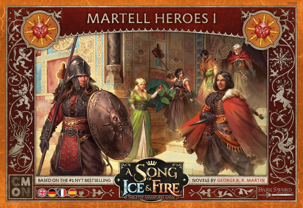 CMON - A Song of Ice & Fire - Martell Heroes 1 Helden von Haus Martell 1
