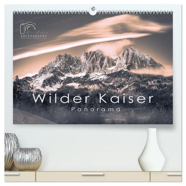 Wilder Kaiser Panorama 2024 (hochwertiger Premium Wandkalender 2024 DIN A2 quer) Kunstdruck in Hochglanz