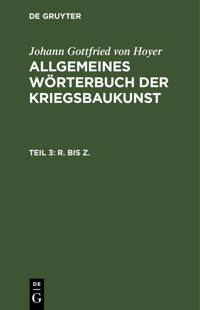 R. bis Z.