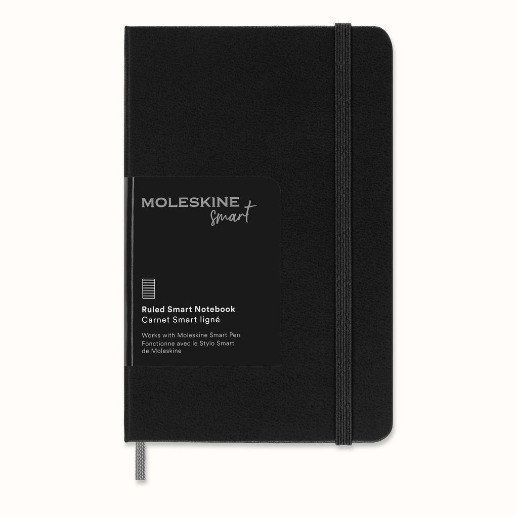 Moleskine Smart Notebook Pocket Ruled Black Hard Cover (3.5 x 5.5)