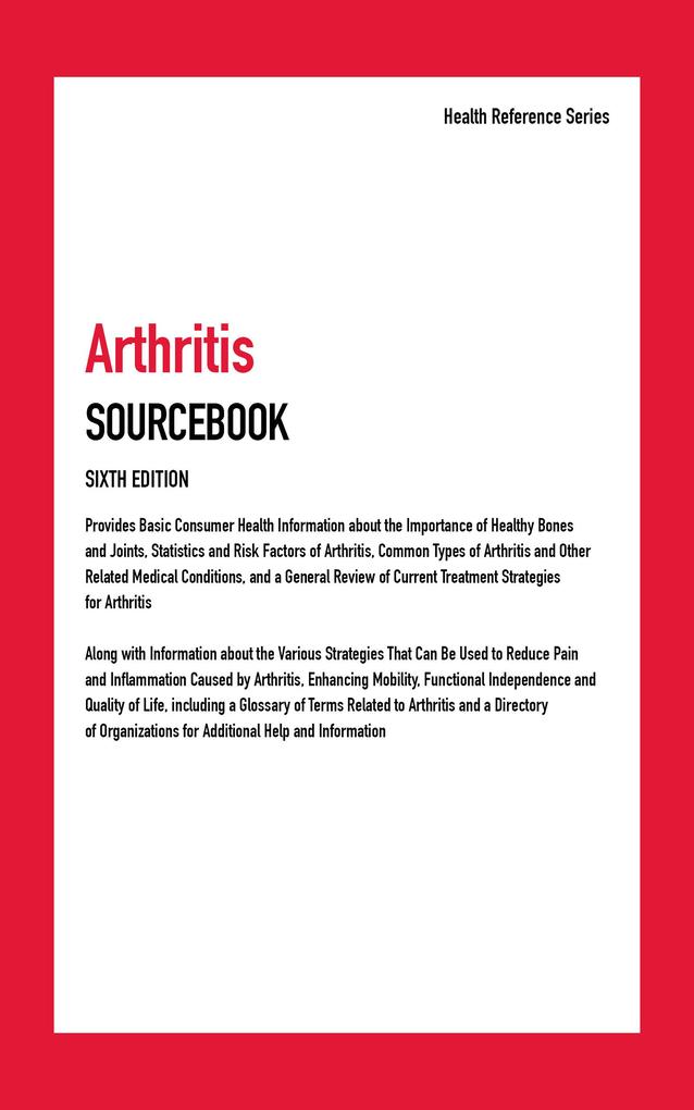 Arthritis Sourcebook Sixth Edition