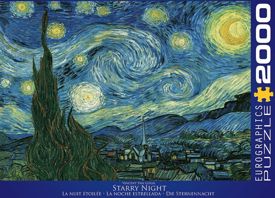 Eurographics 8220-1204 - Starry Night Van Gogh Puzzle 2.000 Teile