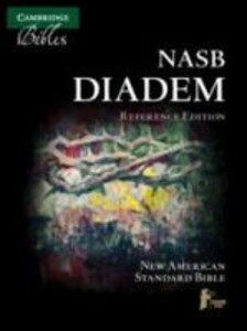 NASB Diadem Reference Edition Black Edge-Lined Calfskin Leather Red-Letter Text Ns545: Xre