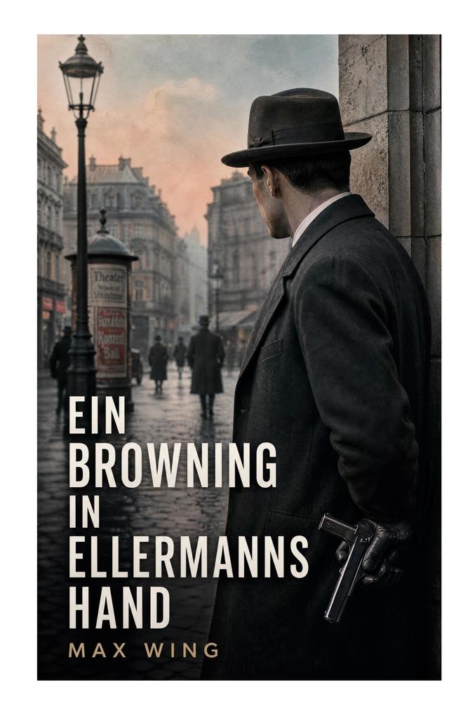 Ein Browning in Ellermanns Hand