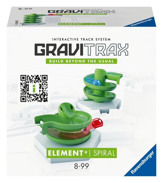 Ravensburger GraviTrax Element Spirale - Zubehör für das Kugelbahnsystem. Kombinierbar mit allen GraviTrax Produktlinien Starter-Sets Extensions und Elements Konstruktionsspielzeug ab 8 Jahren