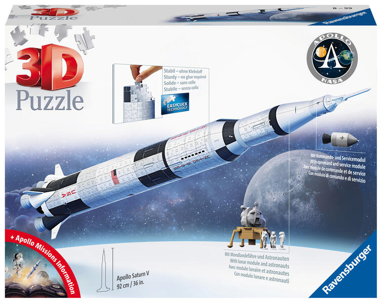 Ravensburger - Apollo Saturn V Rocket 440 Teile