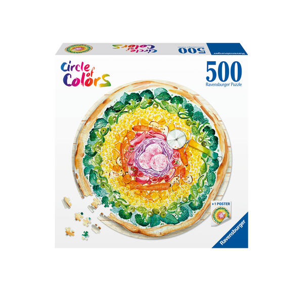 Ravensburger - Circle of Colors Pizza 500 Teile