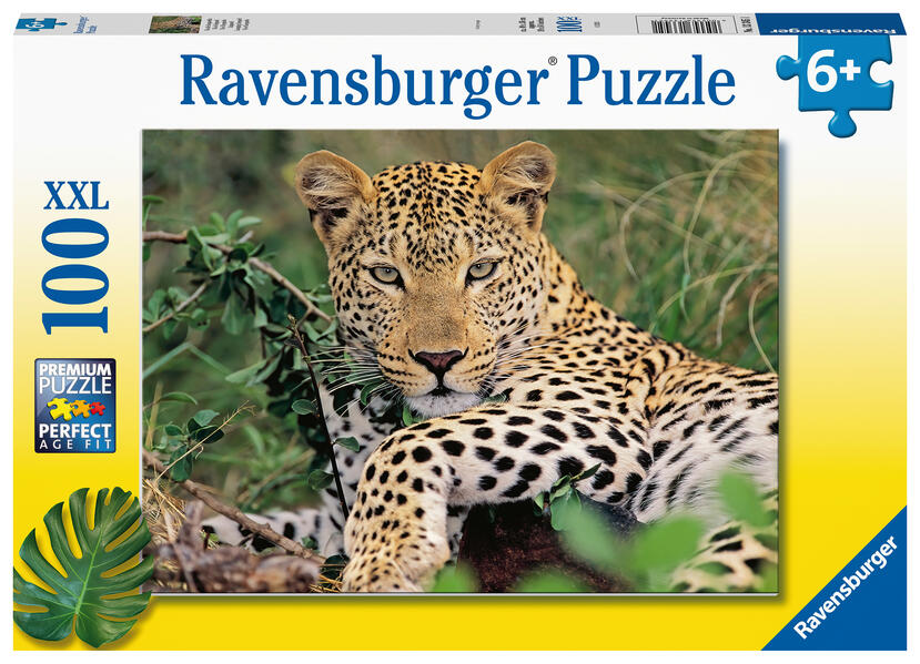 Ravensburger Kinderpuzzle - 13345 Vio die Leopardin - 100 Teile Puzzle für Kinder ab 6 Jahren
