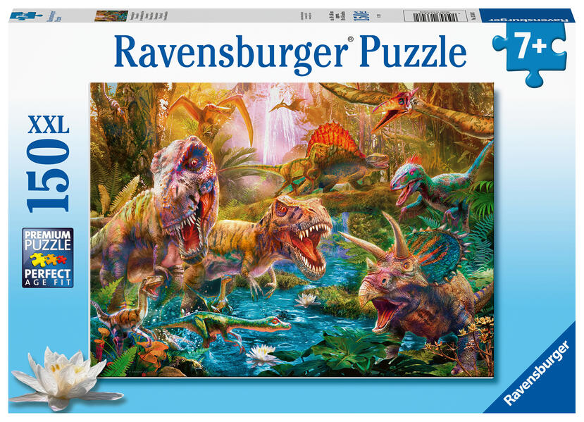 Ravensburger Kinderpuzzle - 13348 Versammlung der Dinosaurier- 150 Teile Puzzle für Kinder ab 7 Jahren