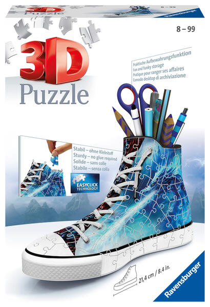 Ravensburger 3D Puzzle 11566 - Sneaker Mystische Drachen - Praktischer Stiftehalter - Schreibtisch-Organizer für Erwachsene und Kinder ab 8 Jahren