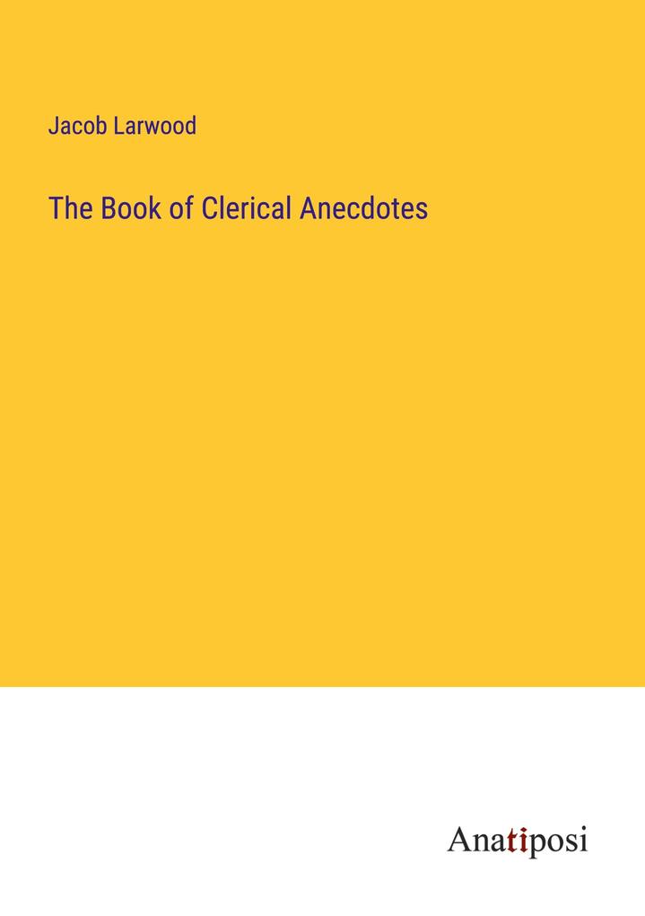 The Book of Clerical Anecdotes