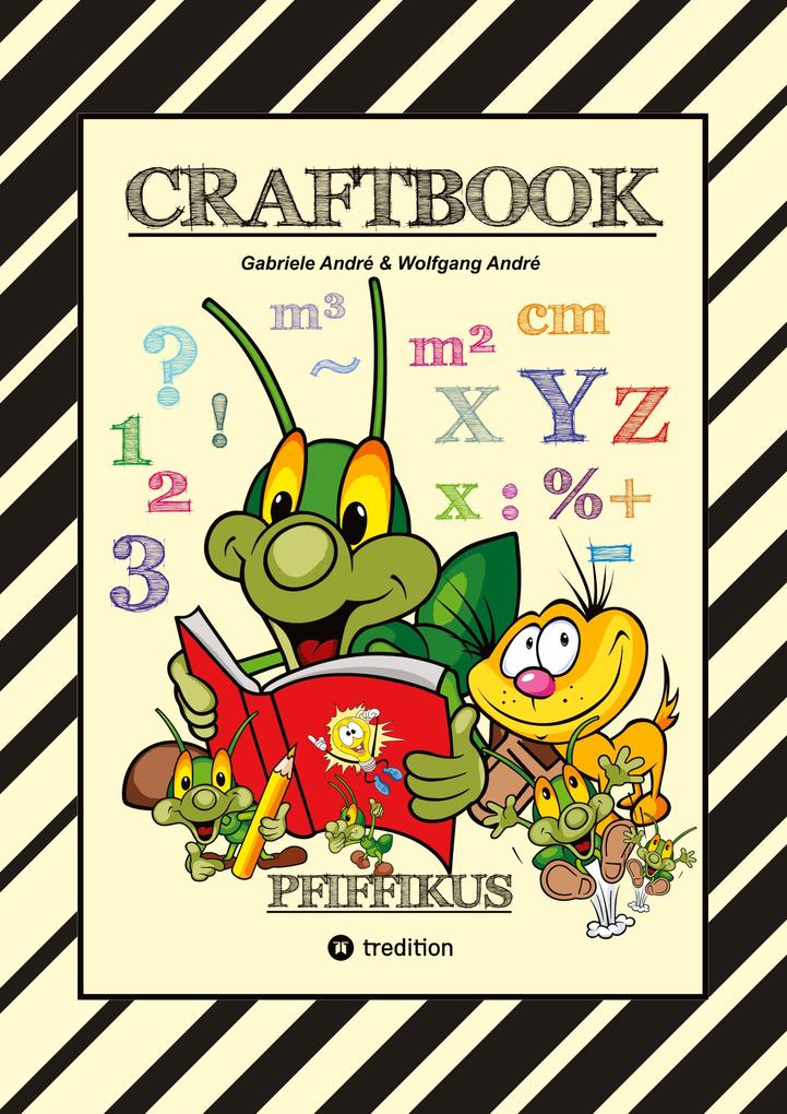 CRAFTBOOK - KREATIVES ZEICHNEN - SPRITZGITTER TECHNIK - RÄTSEL - MALVORLAGEN - LUSTIGE MIMIKEN - STORY SCRIBBELN