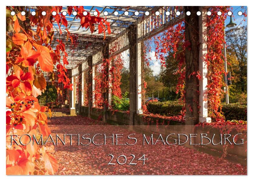 Romantisches Magdeburg (Tischkalender 2024 DIN A5 quer) CALVENDO Monatskalender