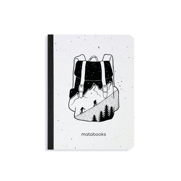 matabooks - Nachhaltige Notizbücher A6 Samenbuch 'Backpack'