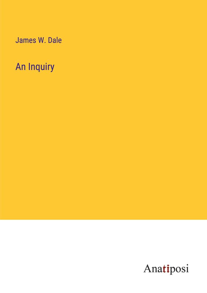 An Inquiry