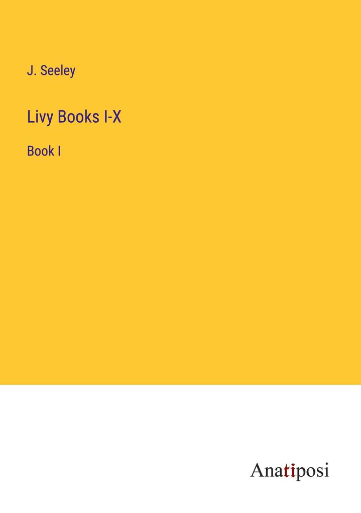 Livy Books I-X