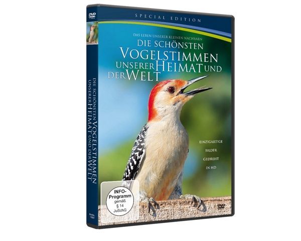 Die schönsten Vogelstimmen unserer Heimat und der Welt 1 DVD
