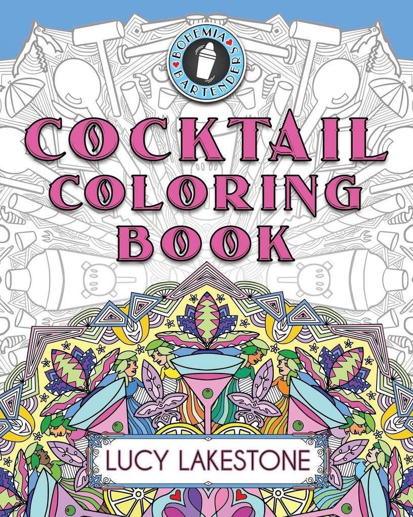 Bohemia Bartenders Cocktail Coloring Book