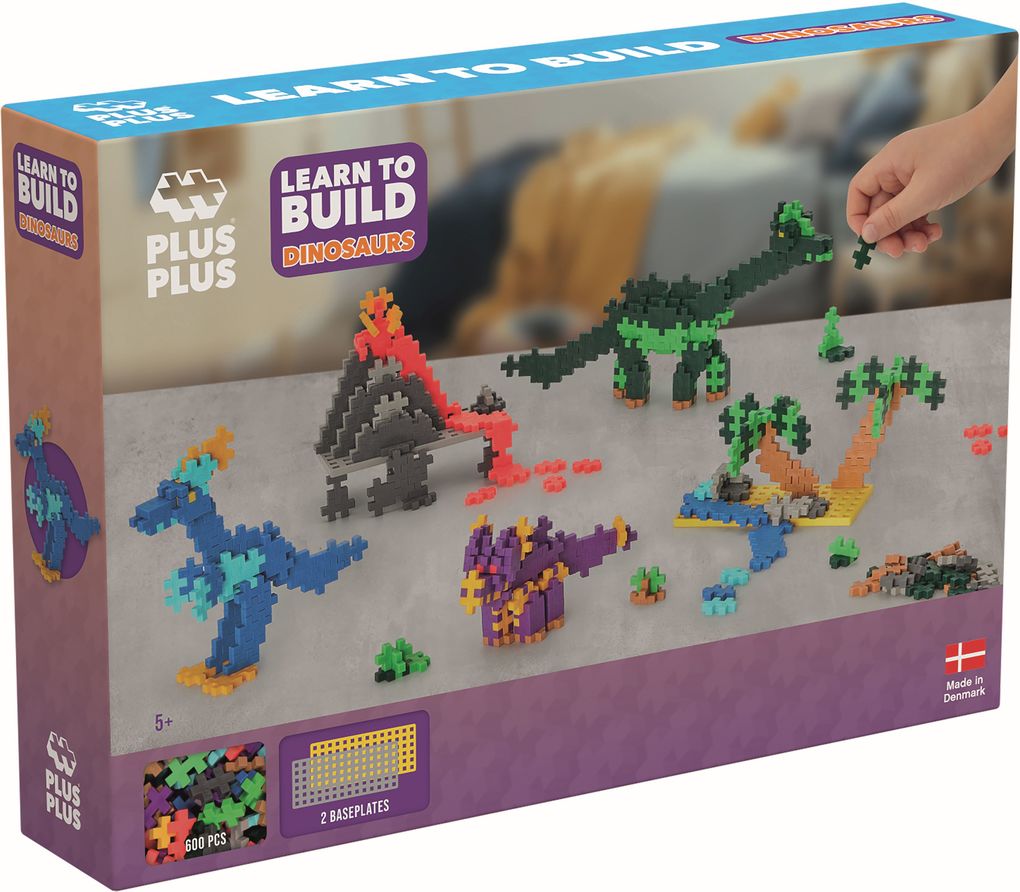 Plus-Plus - 500 Kreativ Bausteine Dinosaurier
