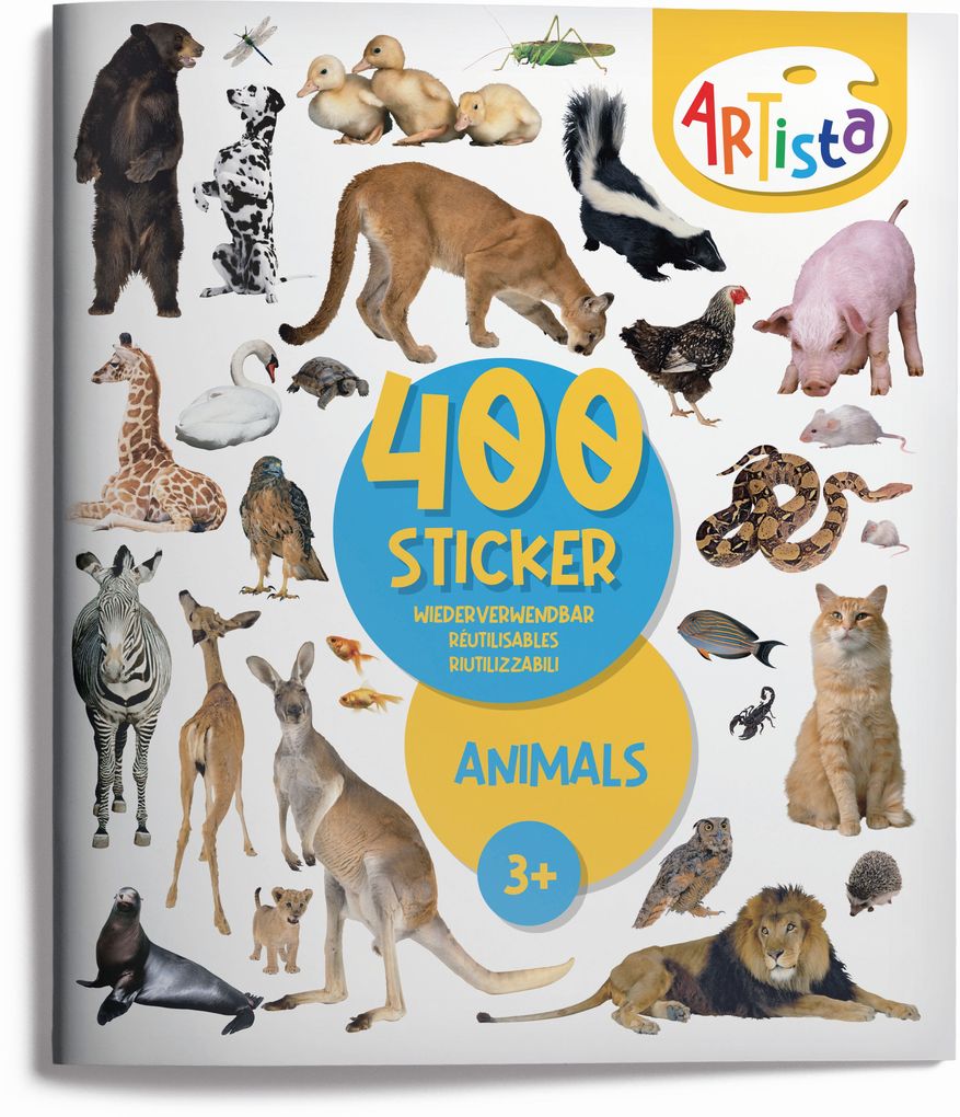 Artista - Stickerbuch Tiere