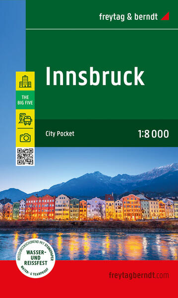 Innsbruck Stadtplan 1:8.000 freytag & berndt
