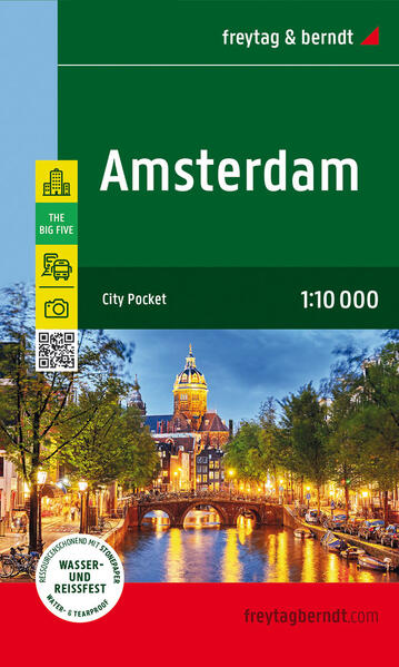 Amsterdam Stadtplan 1:10.000 freytag & berndt
