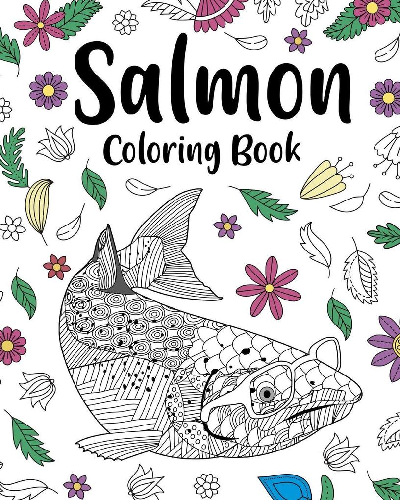 Salmon Coloring Book