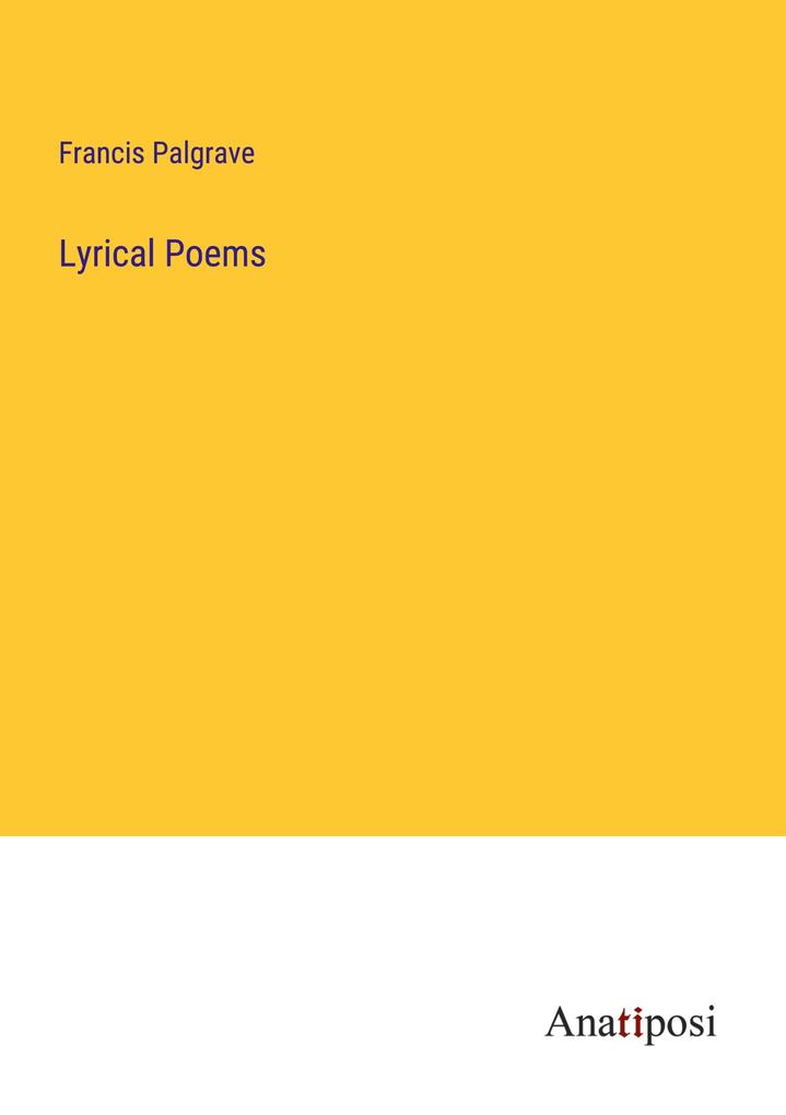 Lyrical Poems