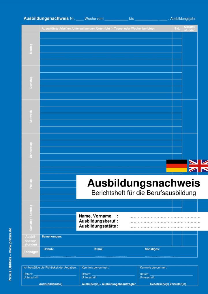 Ausbildungsnachweis