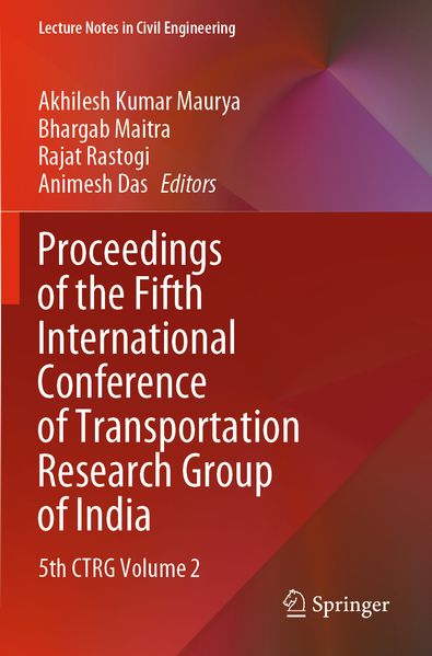 Proceedings of the Fifth International Conference of Transportation Research Group of India