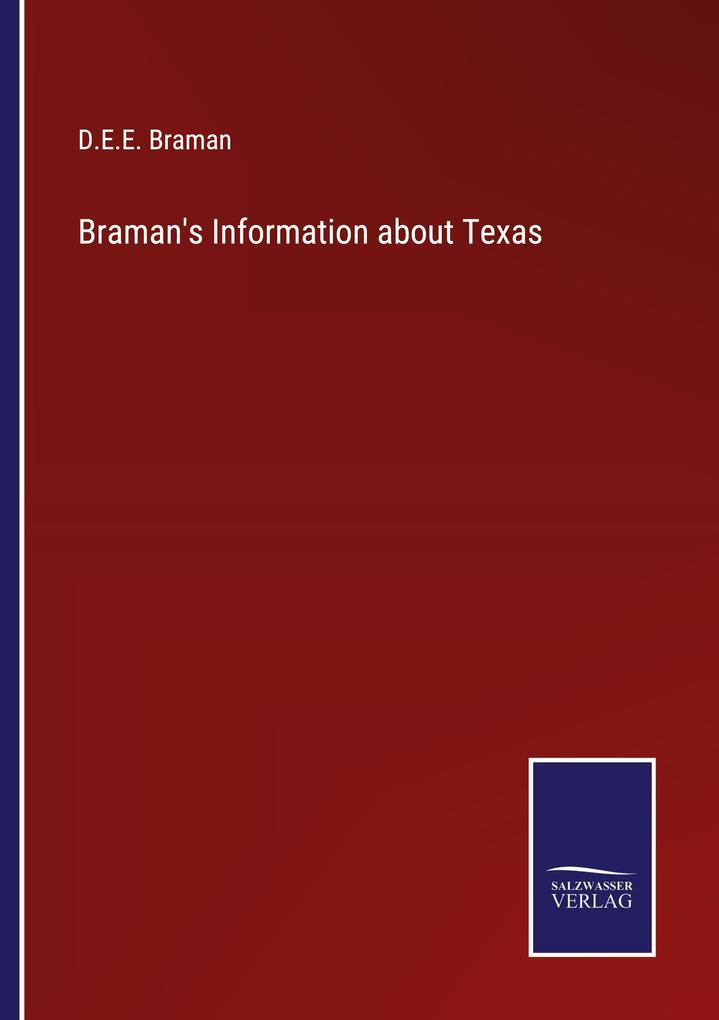 Braman's Information about Texas