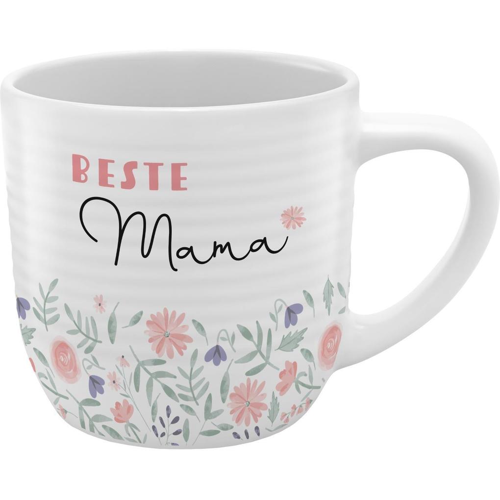 GRUSS & CO Tasse mit Rillen 'Beste Mama'