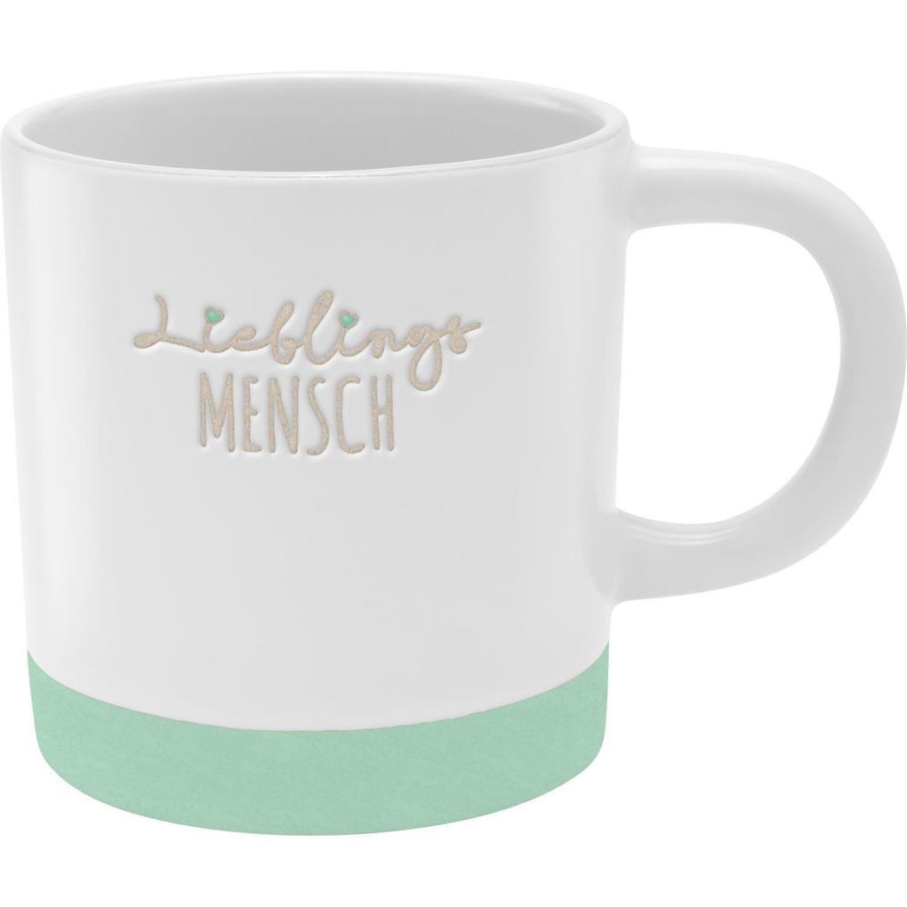 GRUSS & CO Tasse mit Gravur 'Mensch'