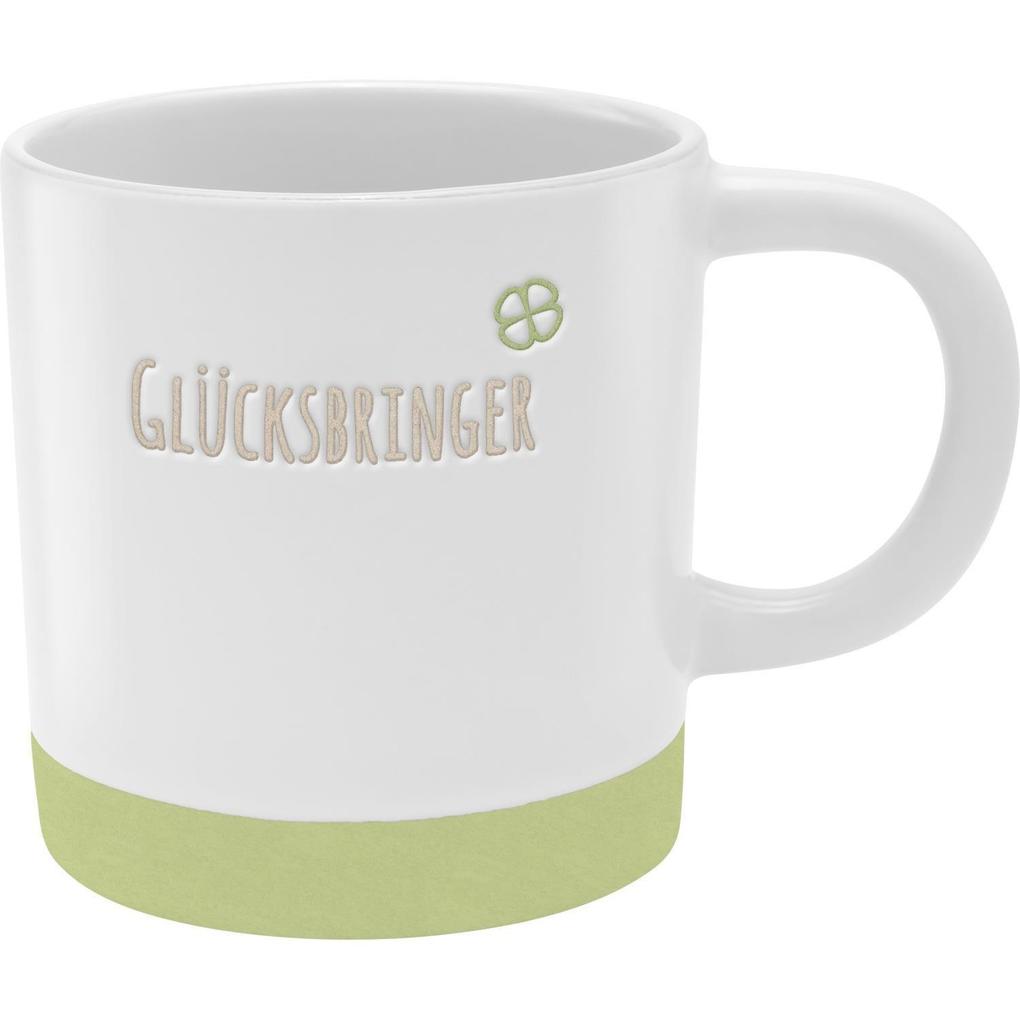 GRUSS & CO Tasse mit Gravur 'Glücksbringer'
