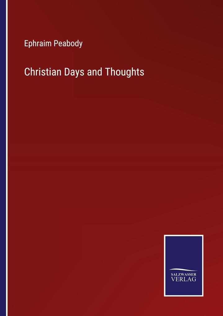 Christian Days and Thoughts