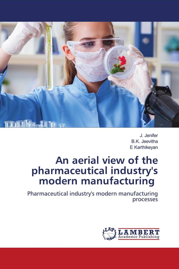 An aerial view of the pharmaceutical industry's modern manufacturing