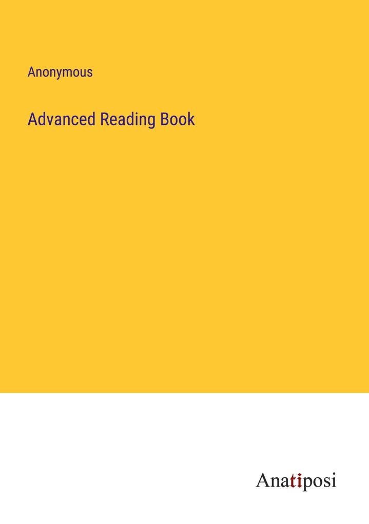 Advanced Reading Book