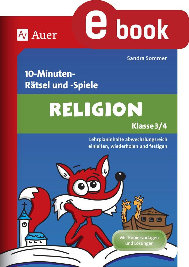 10-Minuten-Rätsel und -Spiele Religion Klasse 3+4