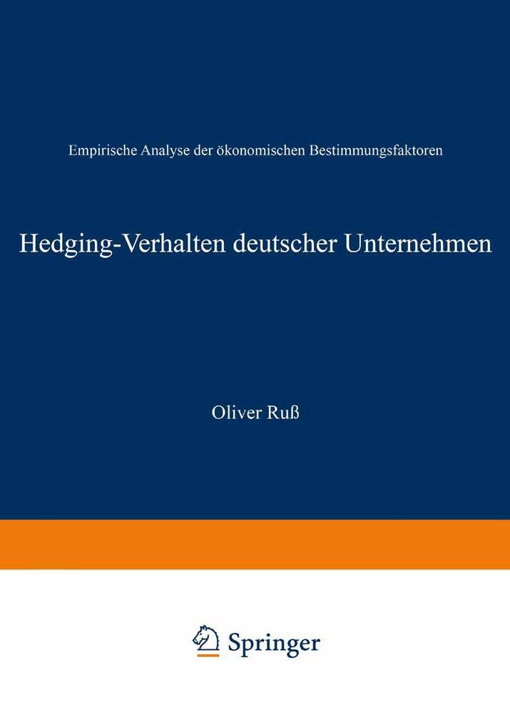 Hedging-Verhalten deutscher Unternehmen