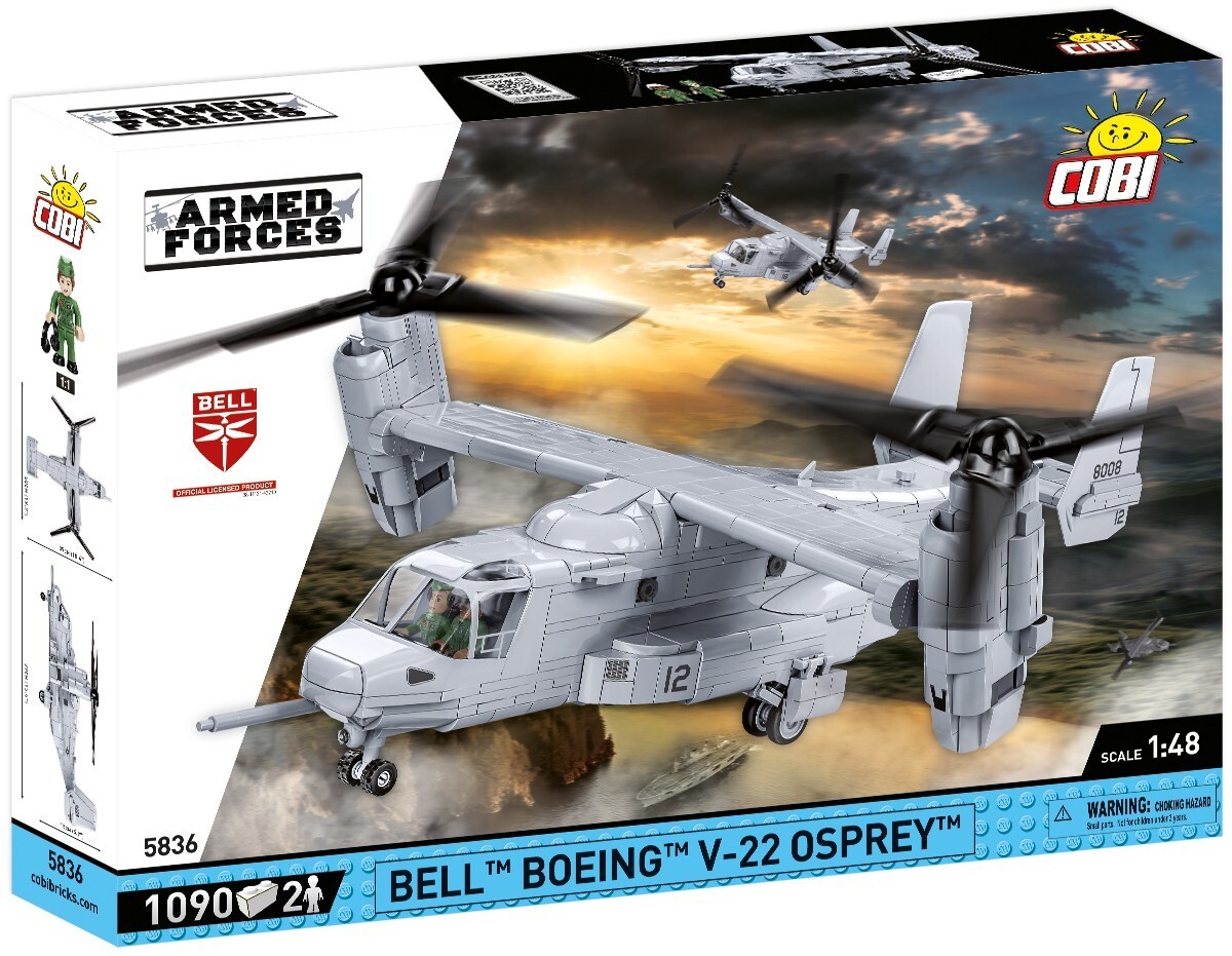 COBI Armed Forces 5836 - Bell Boeing V-22 Osprey 1090 Klemmbausteine